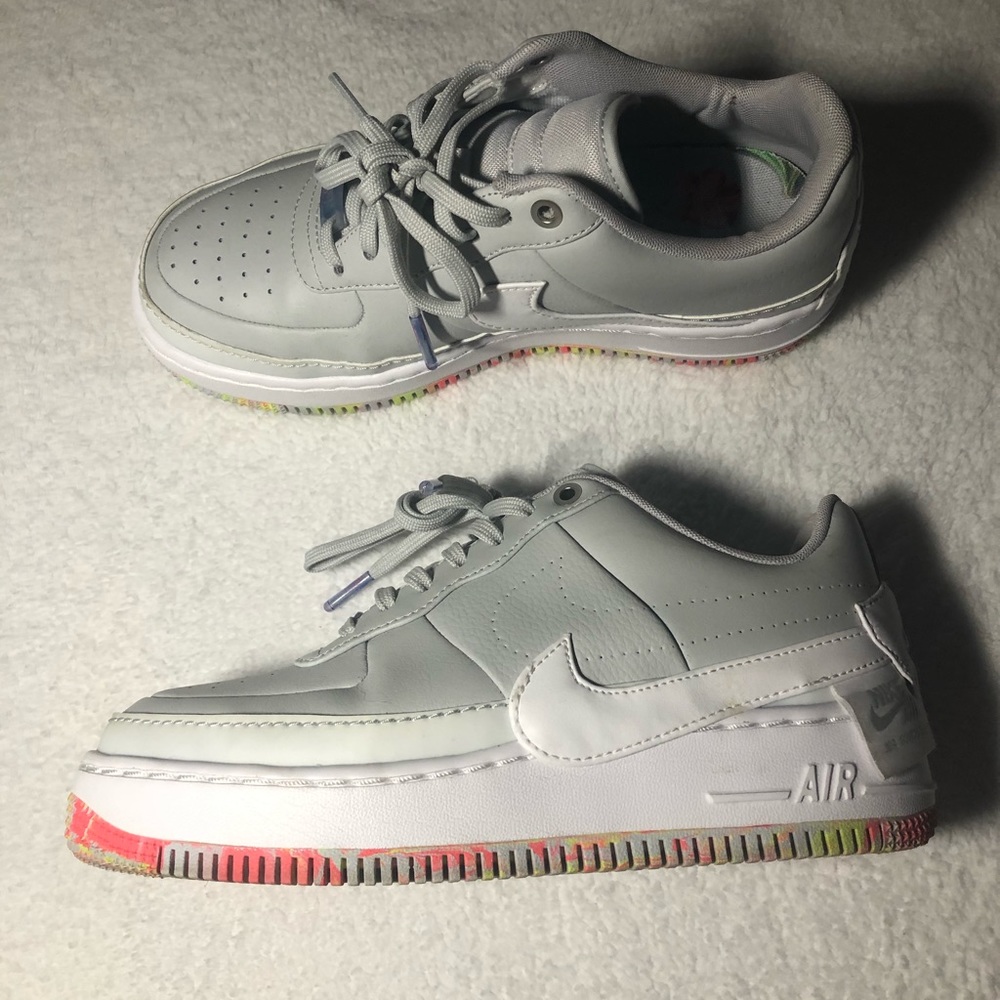 Grey Nike Jester Air Force 1’s